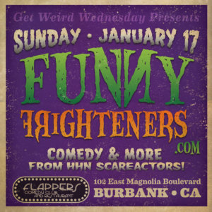 Funny Frighteners Stand-Up Flyer