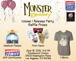 Volume 1 Release Party Raffle Prizes