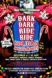 Zombie Joe's Dark Dark Ride Ride Holiday Poster