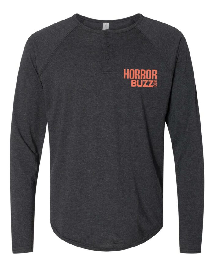 HorrorBuzz Men's Henley Long Sleeve