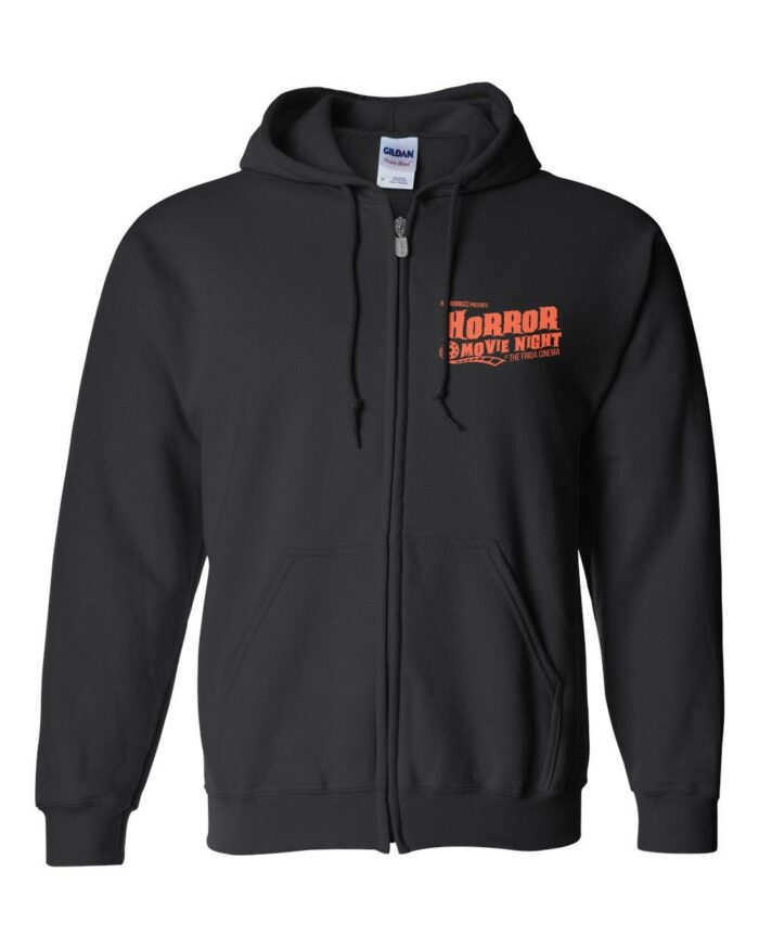 Horror Movie Night Men's Full Zip Hoodie