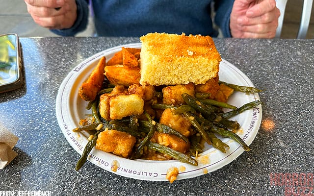 Sesame Peanut Green Beans with Tofu