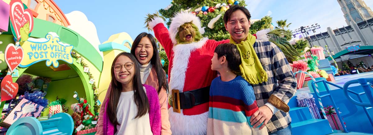 Universal Studios Hollywood Celebrates the Holidays with Grinchmas, and More