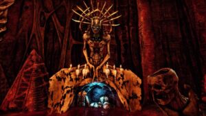 Necrophosis: Full Consciousness — grotesque Lovecraftian environment, PlayStation 5 gameplay