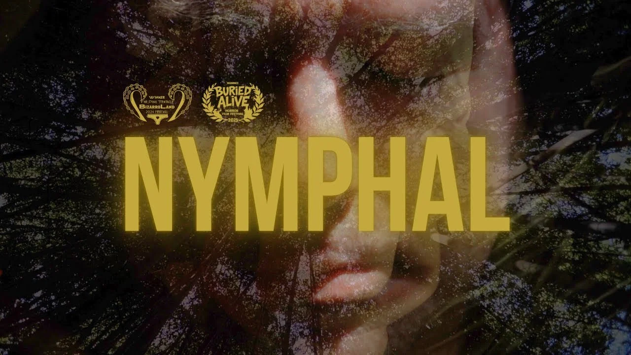 Nymphal — key art for Joe Pellegrino's psychological horror short
